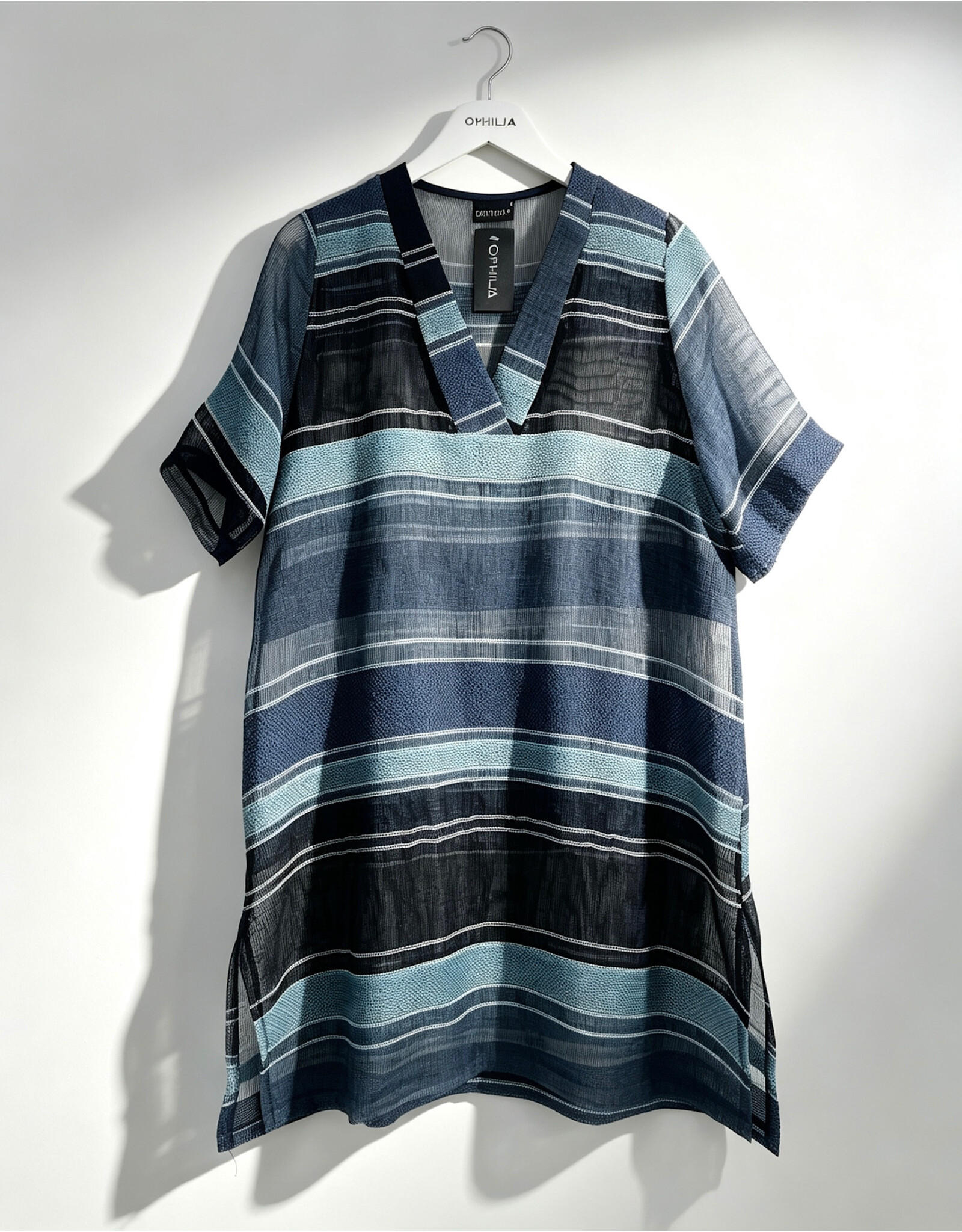 Ophilia Palermo 26S linen  big stripe