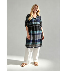 Ophilia Palermo 26S linen  big stripe