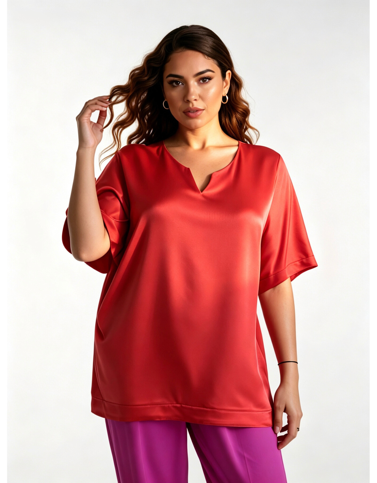 Ophilia Rowan 26S viscose Satin plain