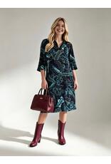 Ophilia Ivanka 26w  dessin botanic petrol