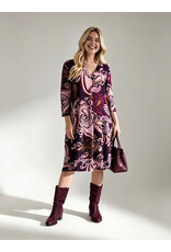Ivy  26W  jersey dessin paisley plum