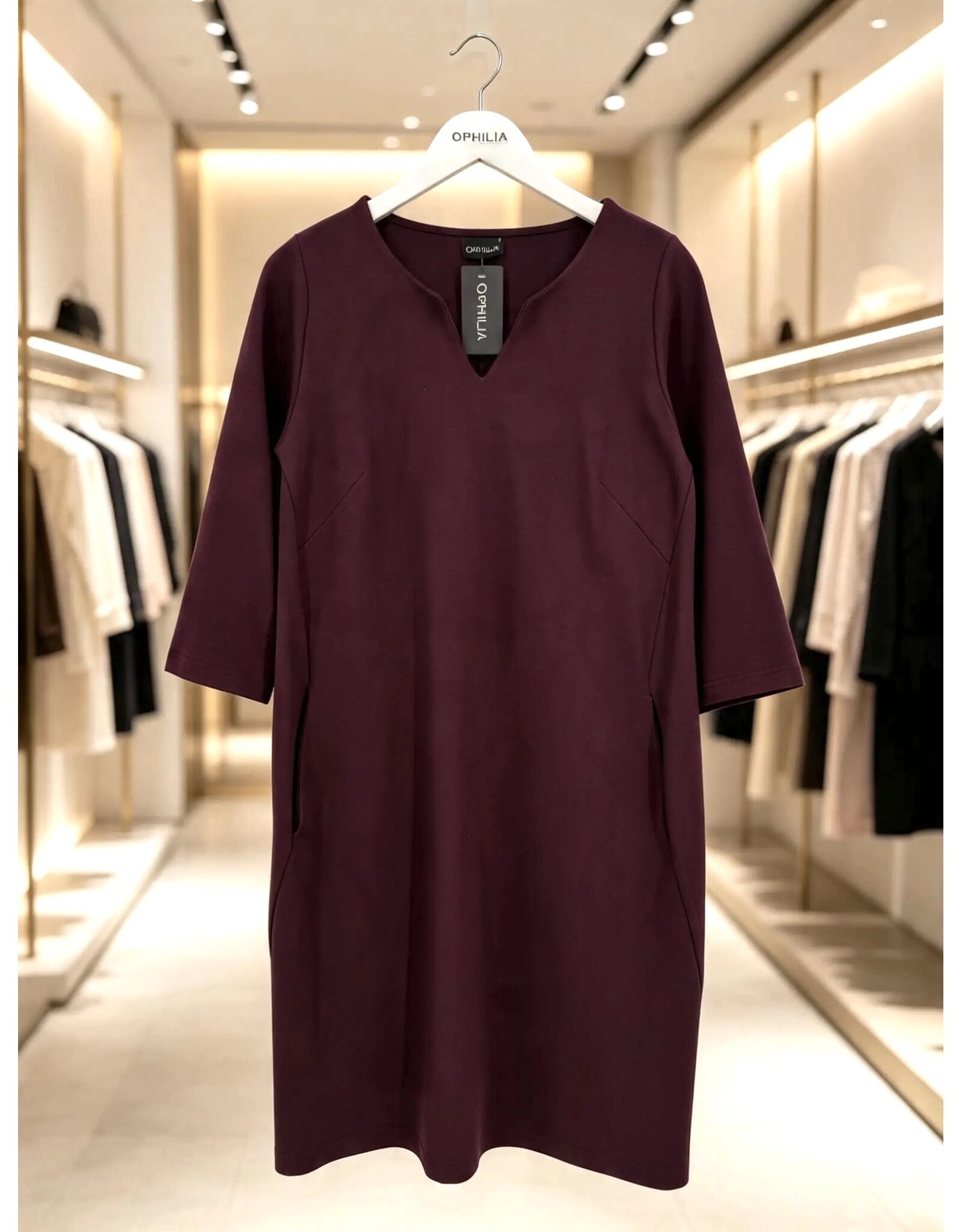 Ophilia Yara 26W  punta uni aubergine