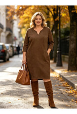 Ophilia Yara 26W scuba suede cognac