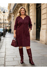 Ophilia Yara 26W scuba suede plum