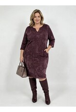 Ophilia Yara 26W scuba suede plum