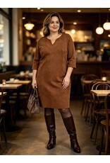 Ophilia Yara 26W scuba suede cognac