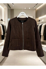 Ophilia Lara 26W scuba suede choco