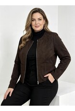 Ophilia Lara 26W scuba suede choco