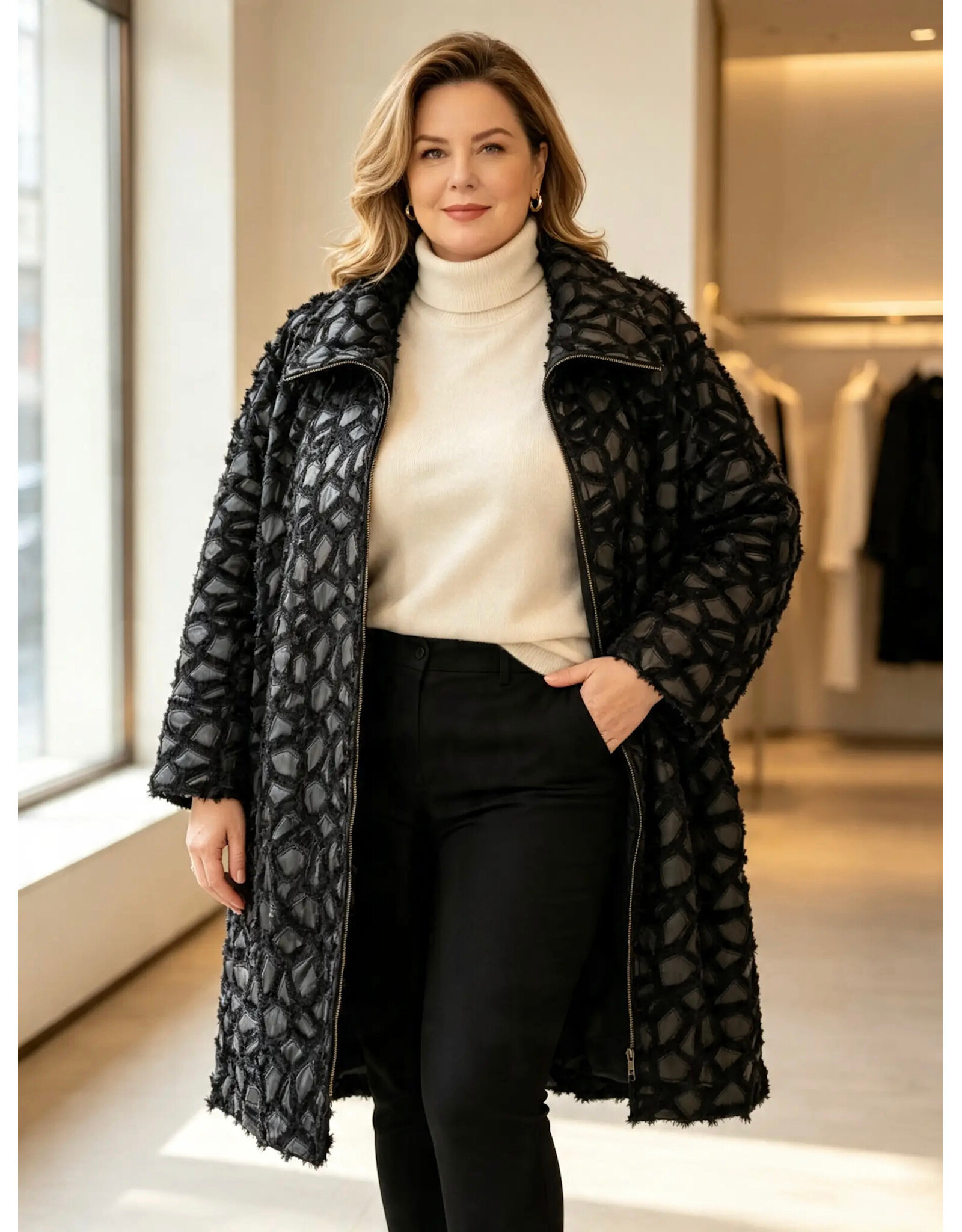 Ophilia jenny 26W  turtle fur black