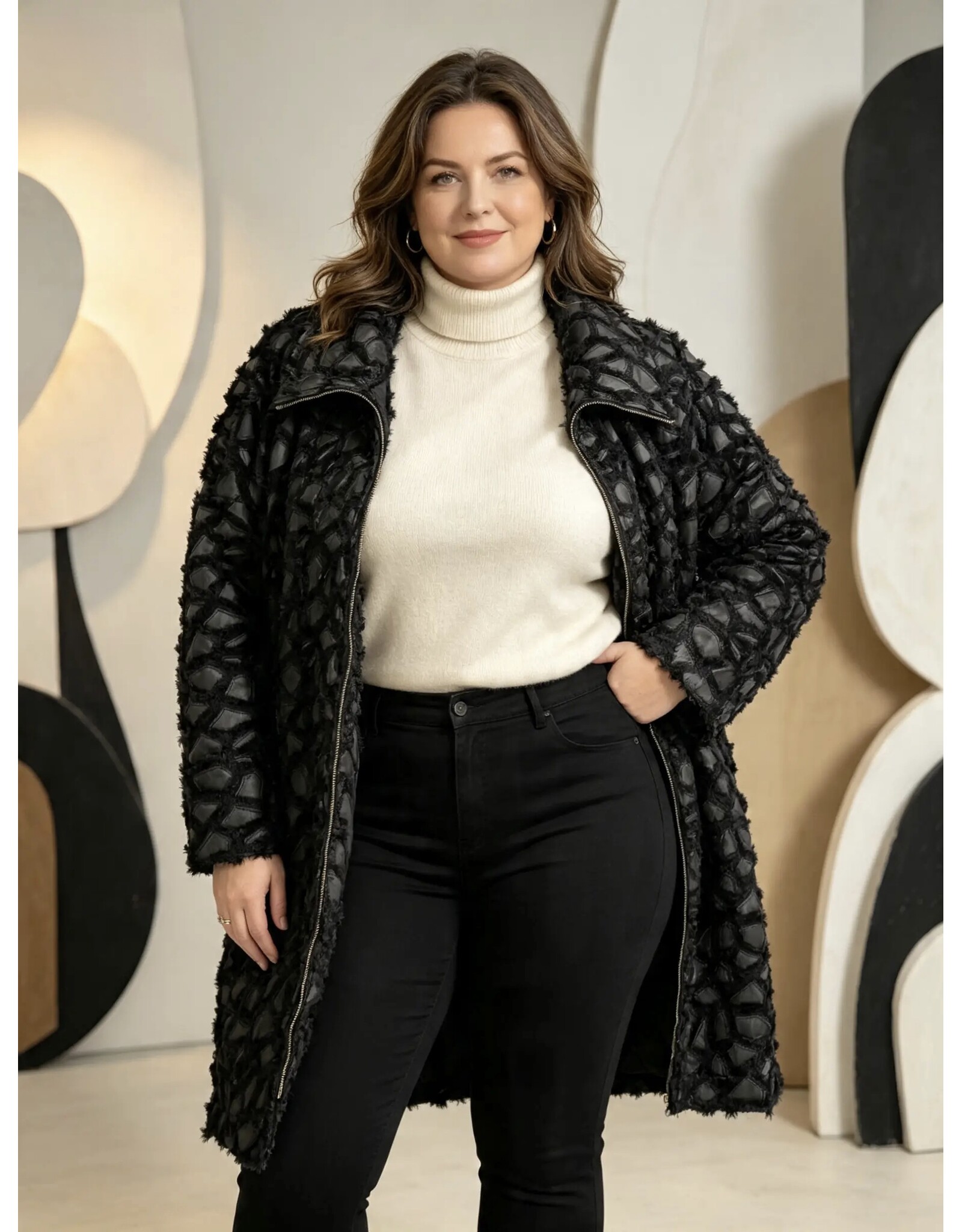 Ophilia jenny 26W  turtle fur black