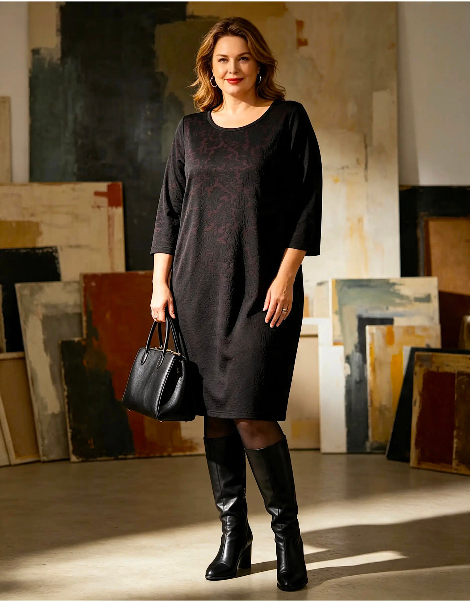 Ophilia Desi  24W  black brocade