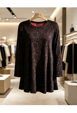 Ophilia Cindy 26W  black brocade red