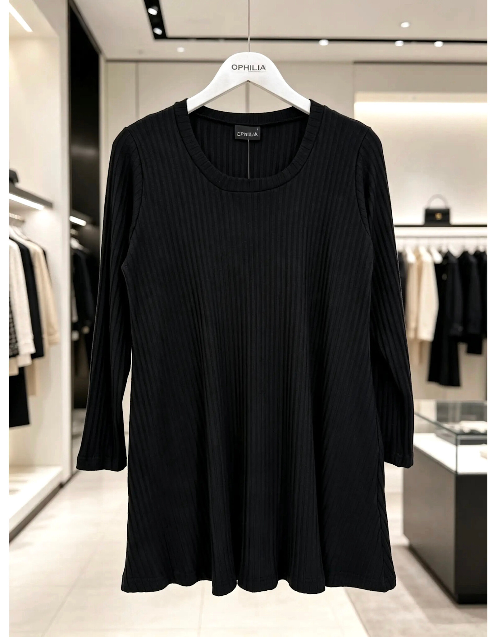Ophilia Cindy 26W  viscose knit black