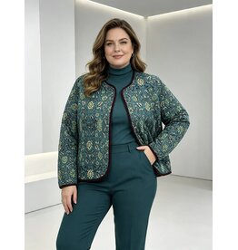Ophilia Lieske 26W flower velour petrol