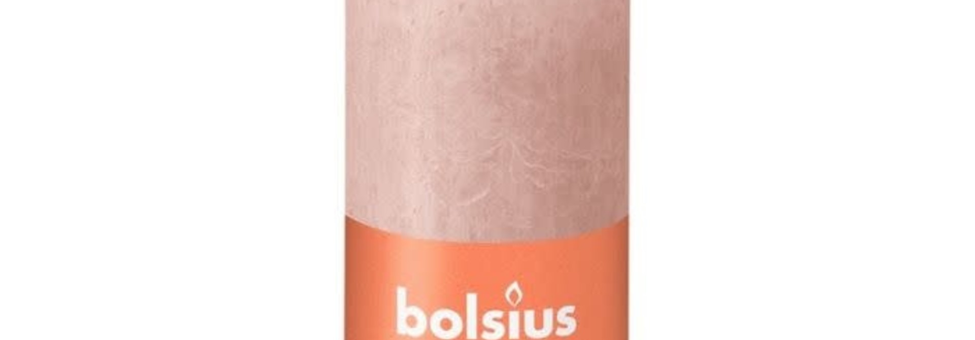 BOLSIUS RUSTIEK STOMPKAARS 100/50  MISTY PINK (8)