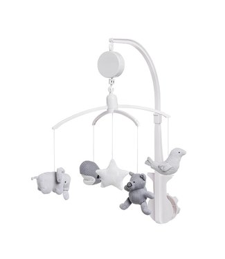 Baby's Only Musical Mobile Silvergrey/Grey/White