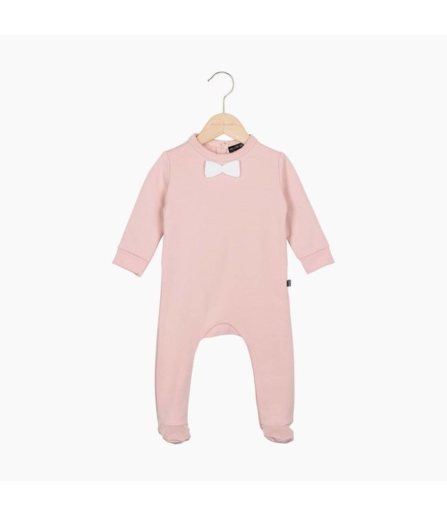 Bow Tie Babysuit Powder - Kidsloft