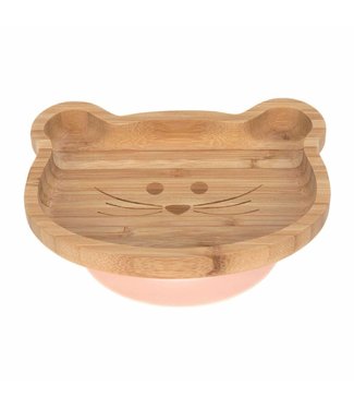 Lassig Platter Bamboo/Wood Little Chums Mouse