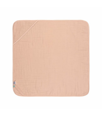 Lassig Muslin Hooded Towel Light Pink