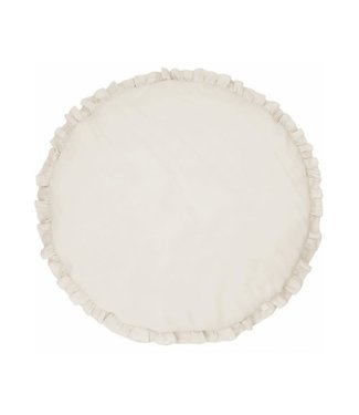 Cotton & Sweets Linen Playmat With Ruffles Natural