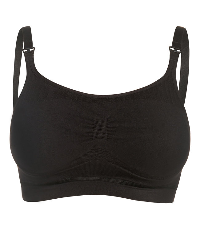 Noppies Maternity Seamless Nursing Bra Black