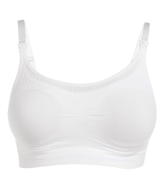 Noppies Maternity Seamless Nursing Bra White