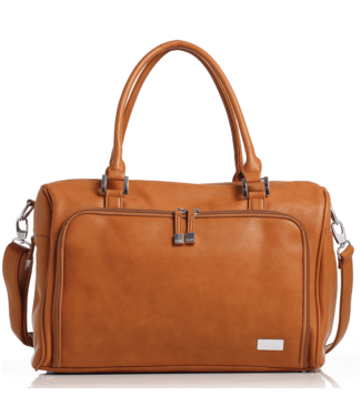 Isoki Double Zip Satchel Nurserybag Chestnut