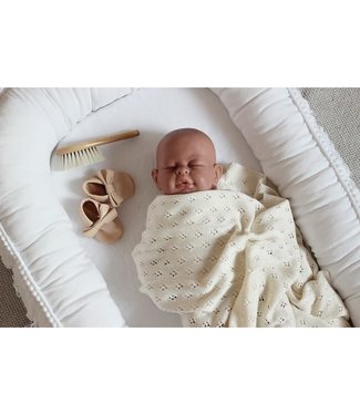 Cotton & Sweets Boho Babynest White