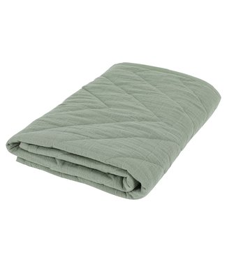 Trixie Cotton Quilted Blanket 75 x 100cm Bliss Olive