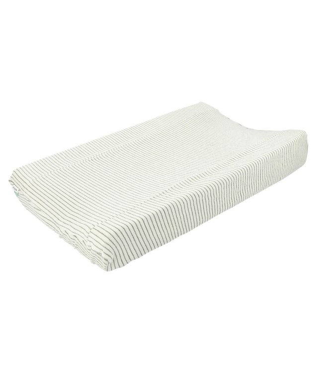 Trixie Changing Pad Cover Stripes Olive