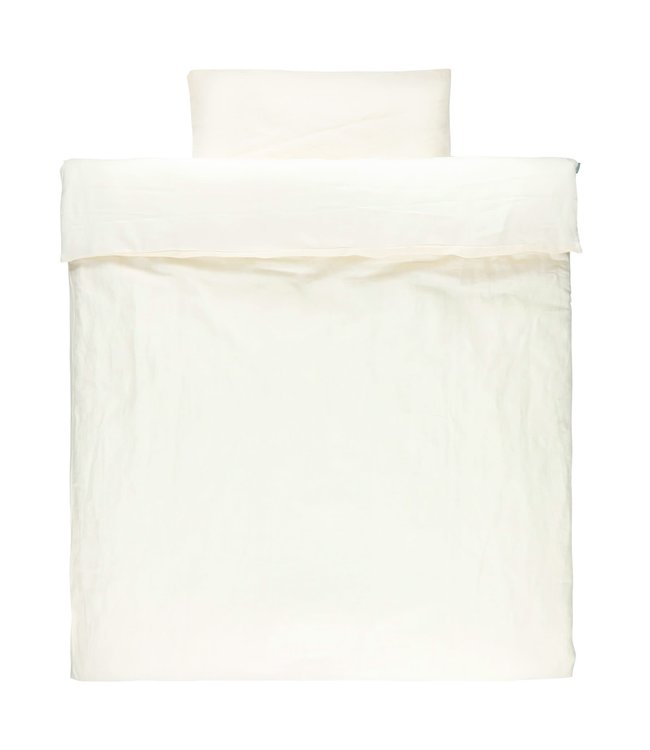 Trixie Cot Duvet Cover & Pillow Case Pure Ecru