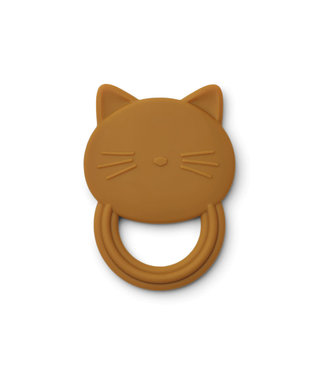 Liewood Gemma Teether Cat Golden Caramel