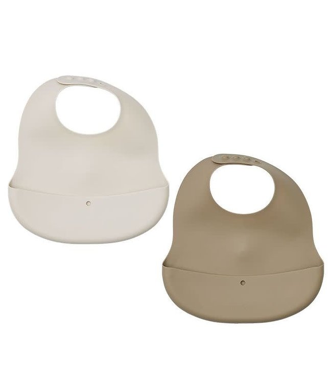 Liewood Ember Bib 2-Pack Sandy Oat