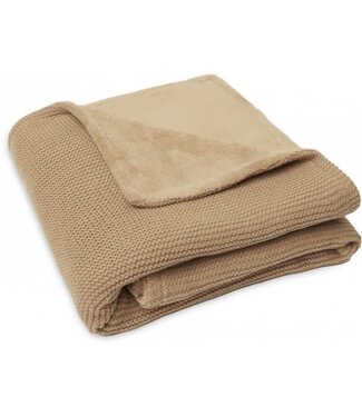 Jollein Deken 75x100cm Basic Knit Biscuit Fleece