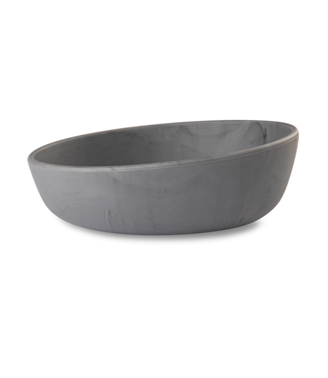 Eeveve Bowl Large Silicone Marble Granite Gray