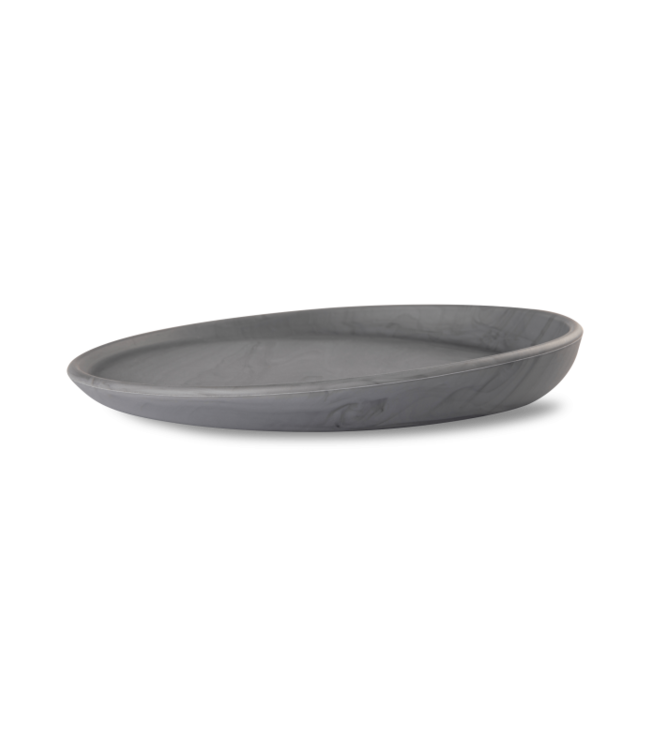 Eeveve Dinner Plate Large Silicone Marble Granite Gray