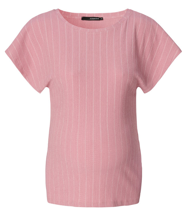 Supermom Tee Fairburn Short Sleeve Foxglove