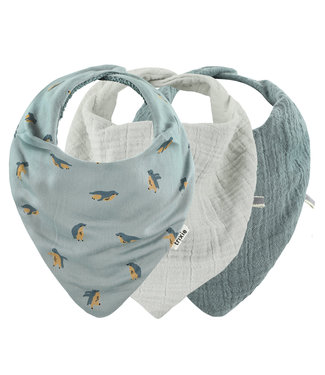 Trixie Bandana Bib 3pack Mix Peppy Pinguins