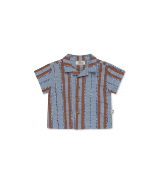 Little Cozmo James Striped Denim Shirt