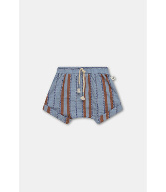 Little Cozmo Lauren Striped Denim Shorts Unique
