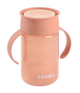 Beaba 360°  Leer Drinkbeker Pink