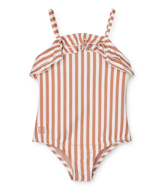 Liewood Josette Swimsuit Stripe Tuscany Rose