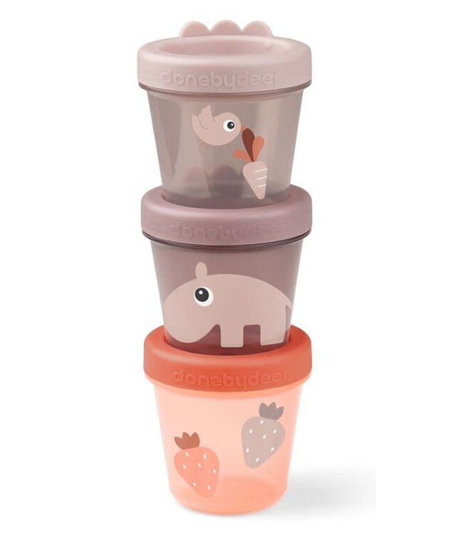 Done By Deer Baby Food Container 3Pack Ozzo Powder