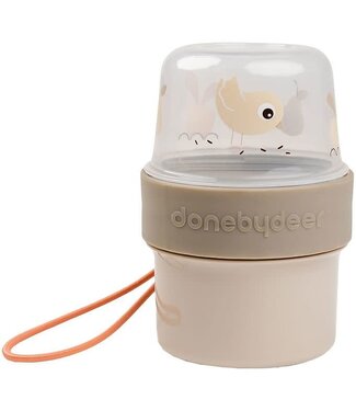 Done By Deer Snack Container Small To Go 2-Way Birdee Sand