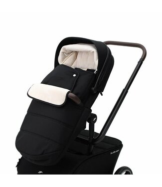 The Jiffle Wagon Footmuff Black