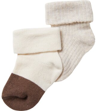 Noppies Socks Tuttle Sandshell 2-Pack