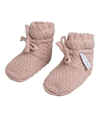 Baby's Only Booties Teddy Willow Old Pink 0-3M Organic Cotton