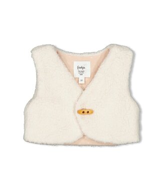 Feetje Teddy Gilet Off White