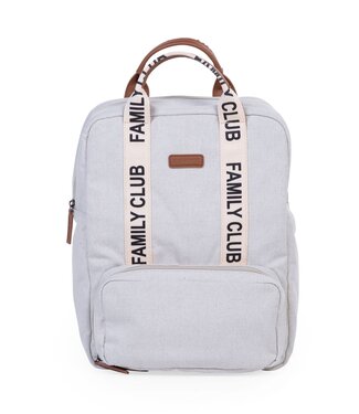 Childhome Family Bag Signature Canvas Rugzak Offwhite