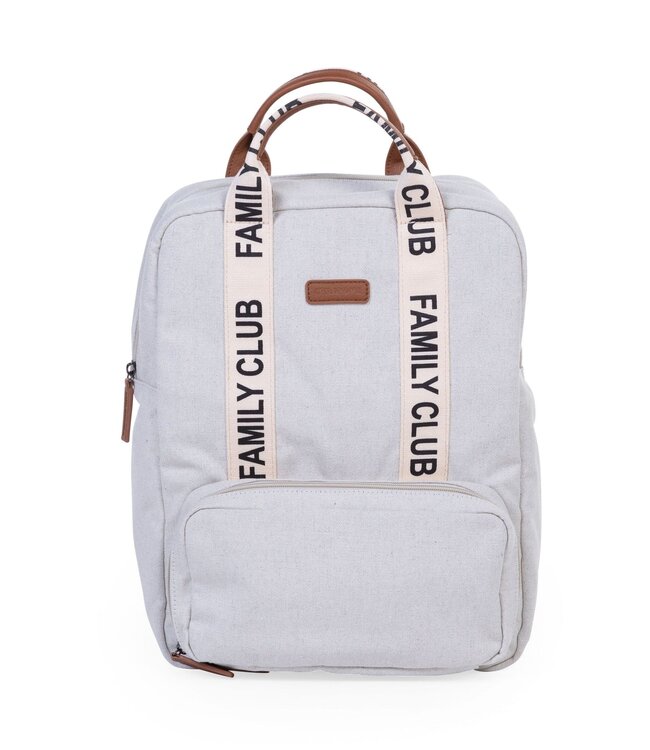 Childhome Family Bag Signature Canvas Rugzak Offwhite